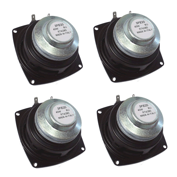 4 X BUNDLE DEAL Faital PRO 3FE20 8ohm 3" 20watt FE Speaker